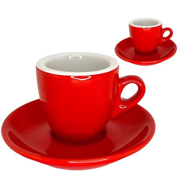 Espressotassen Rot