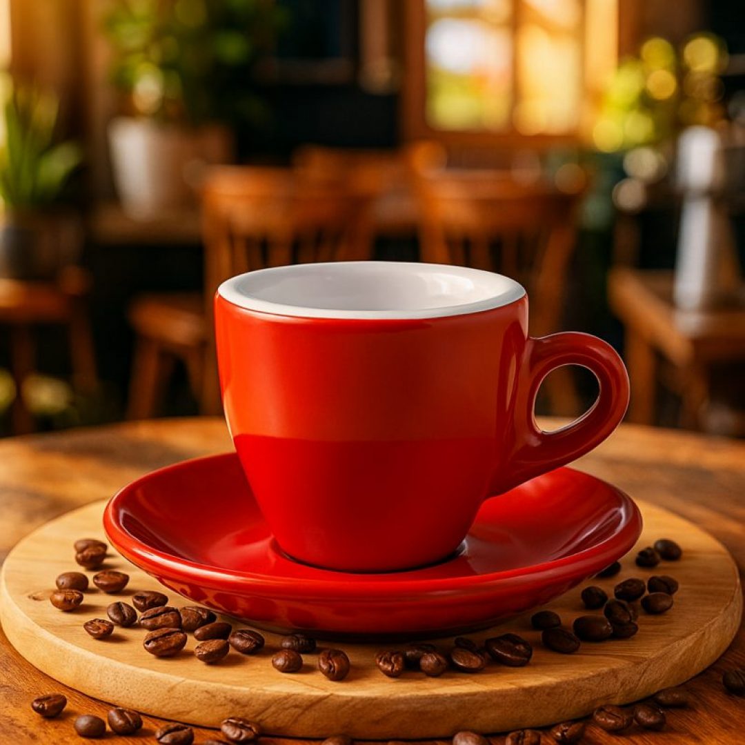 Espresso Tasse Rot